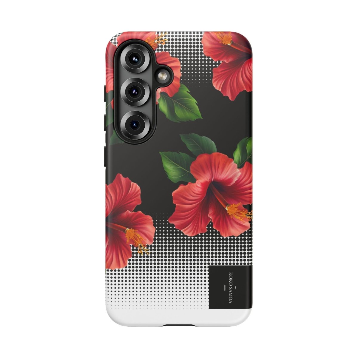 Samsung Galaxy S25 tough phone case by Printify, glossy Aute design with rugged protection for AU, NZ, and USA models.
