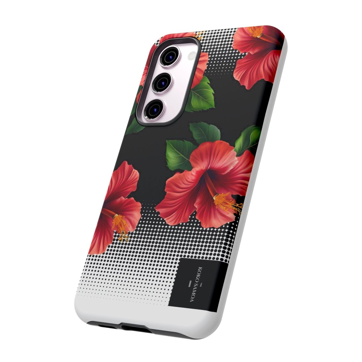 Samsung Galaxy S25 tough phone case by Printify featuring a glossy design for durable protection.