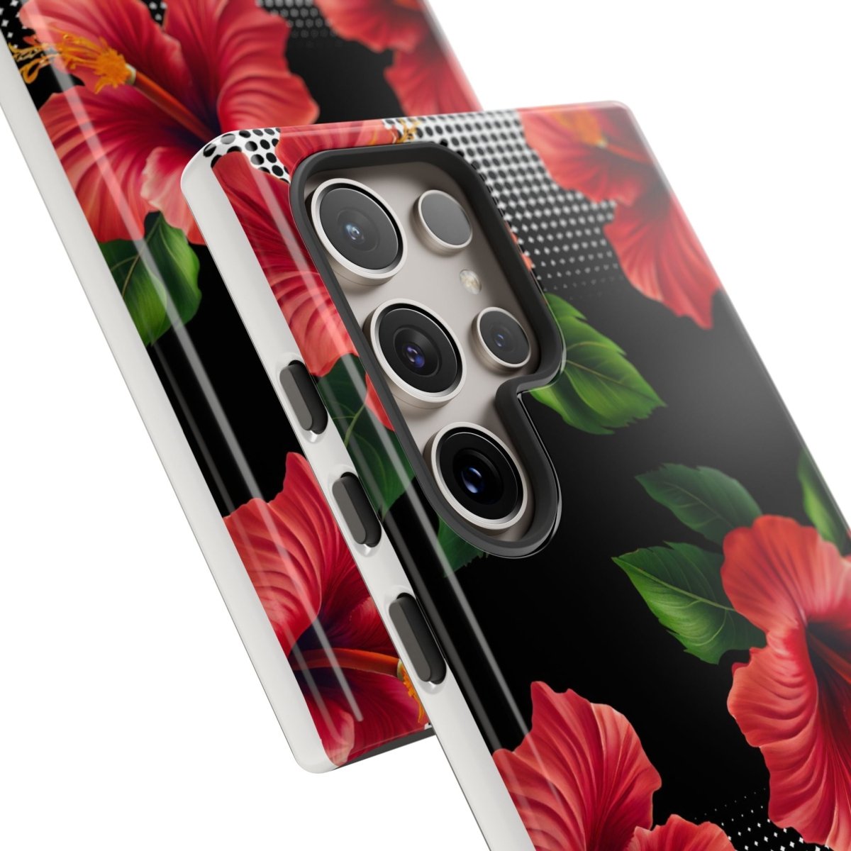 Glossy Samsung Galaxy S25 tough phone case by Printify featuring Aute design, suitable for AU, NZ, and USA markets.