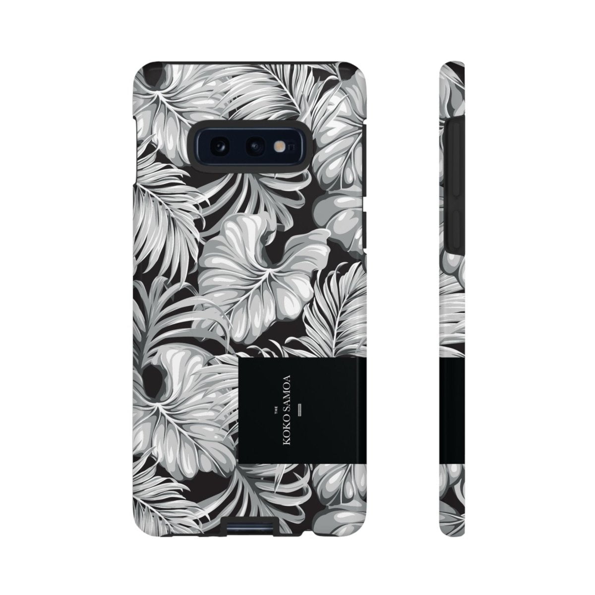 Samsung Galaxy S25 tough phone case by WOYC in Falealili Shades with glossy finish, designed for durability and style.
