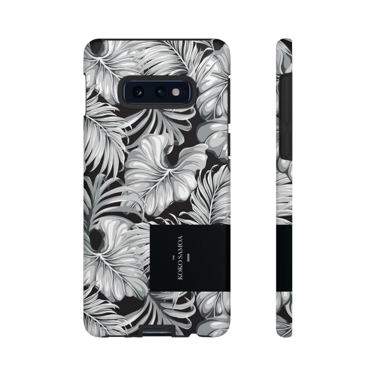 Samsung Galaxy S25 tough phone case by WOYC in Falealili Shades with glossy finish, designed for durability and style.