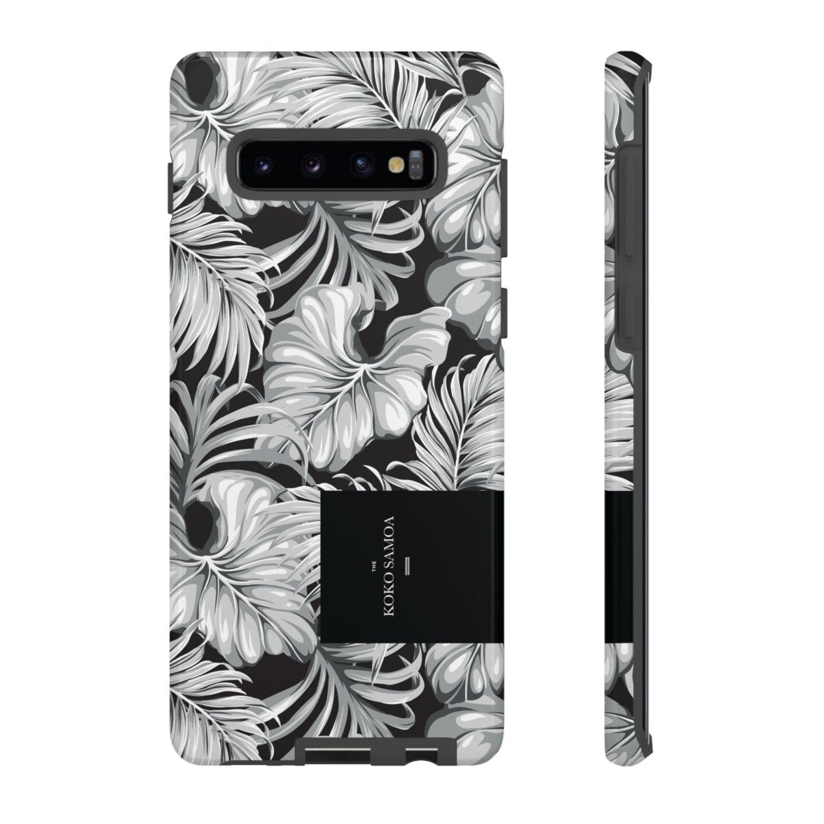 Samsung Galaxy S25 tough phone case by WOYC in Falealili Shades with glossy finish, designed for durability and style.