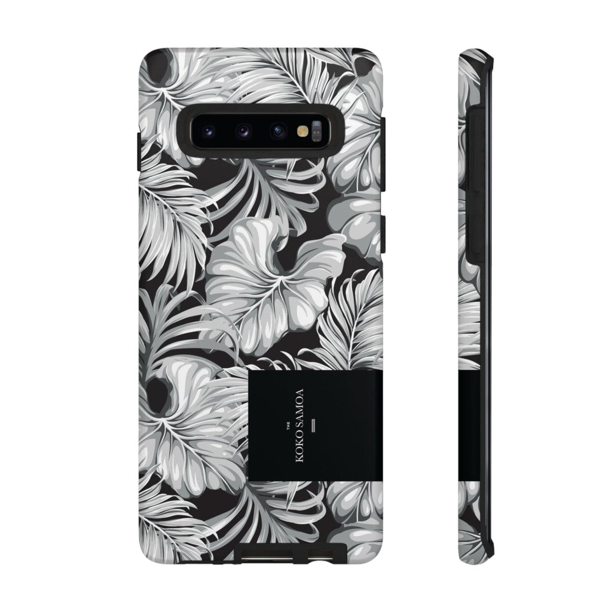 Samsung Galaxy S25 tough phone case by WOYC in Falealili Shades with glossy finish, designed for durability and style.