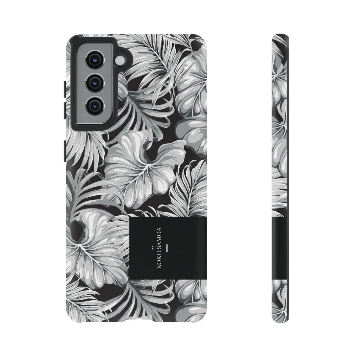 Samsung Galaxy S25 tough phone case by WOYC with Falealili Shades design, glossy finish, durable protection for AU, NZ, and USA models.