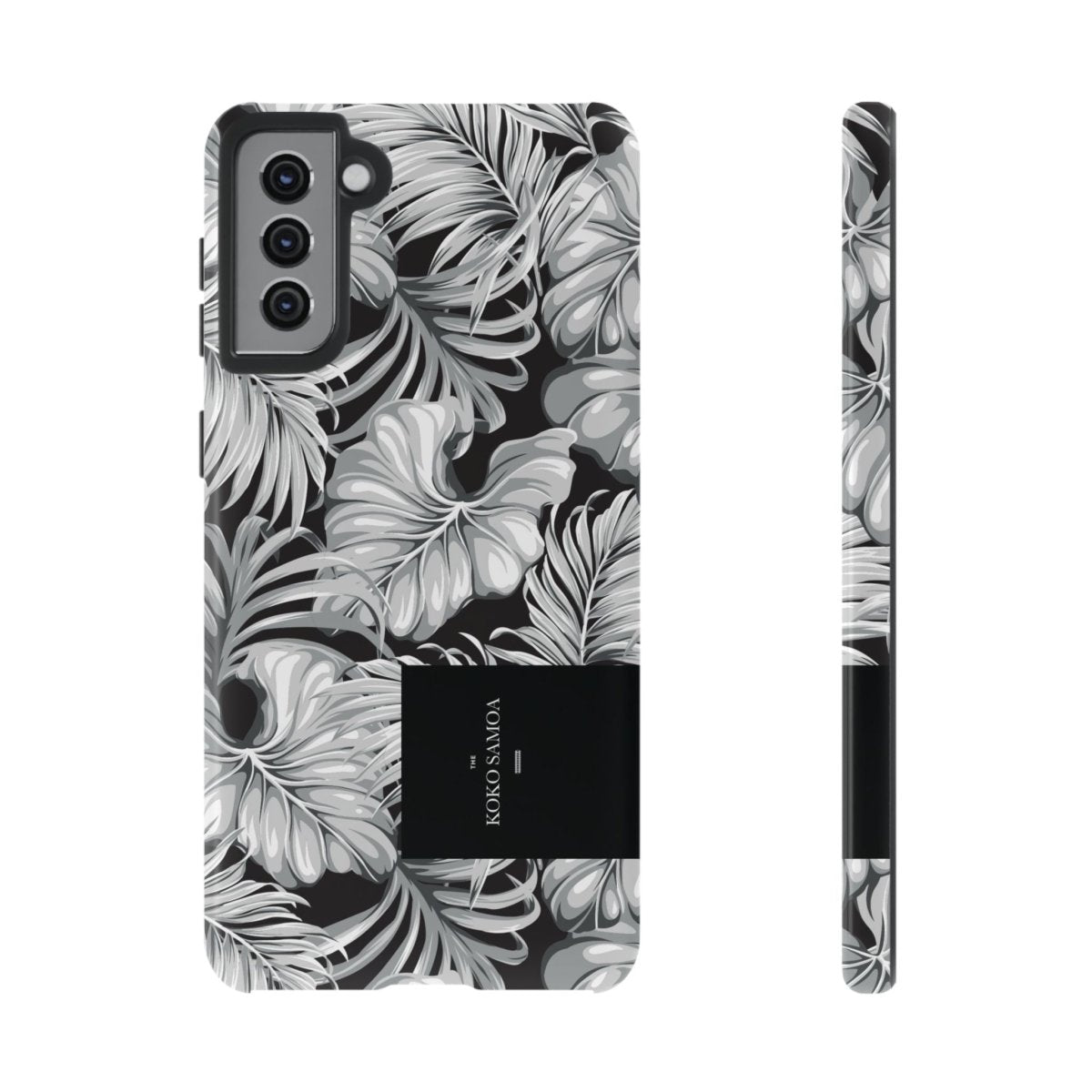 Samsung Galaxy S25 tough phone case by WOYC in Falealili Shades with glossy finish, designed for durability and style.