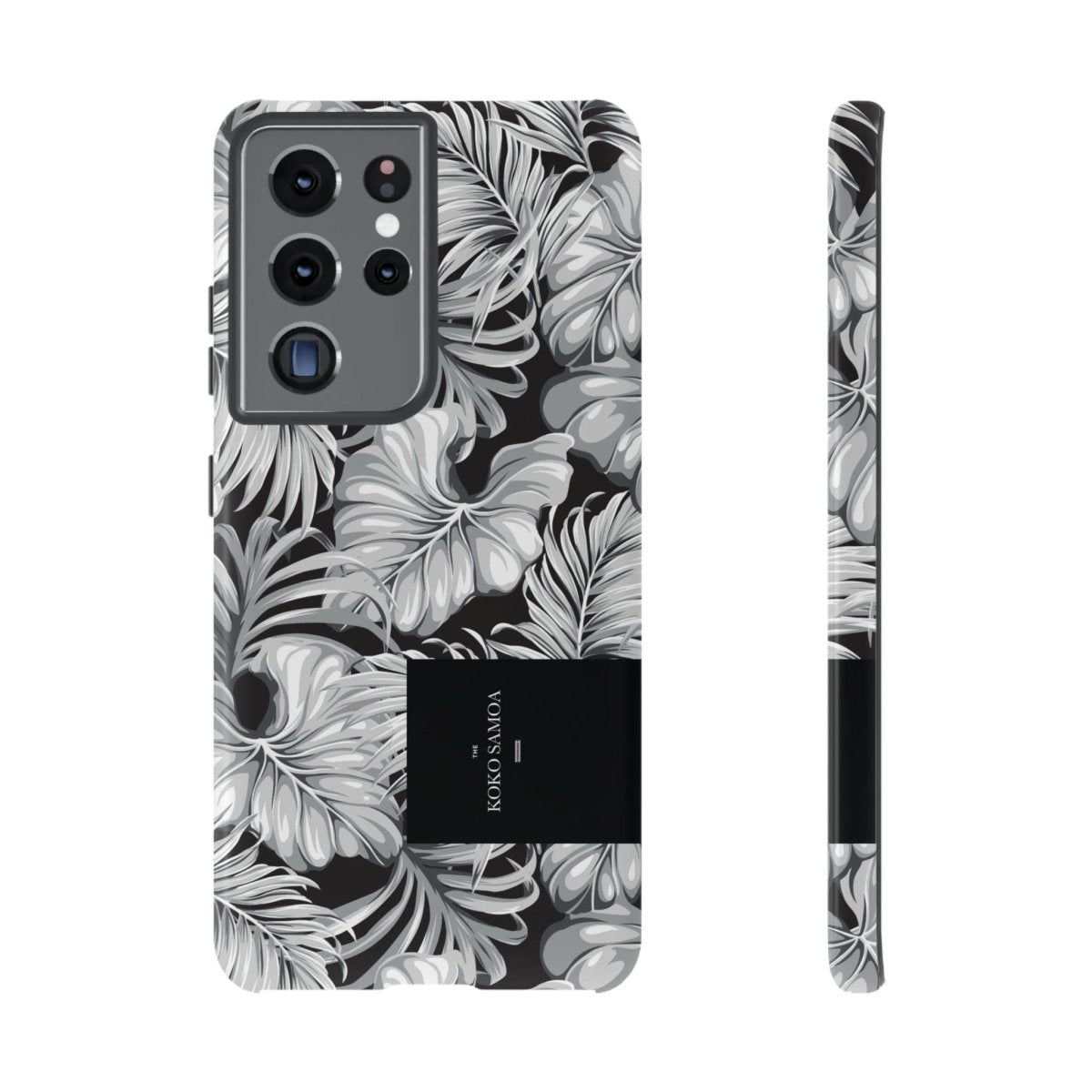 Samsung Galaxy S25 tough phone case by WOYC in Falealili Shades with glossy finish, designed for durability and style.