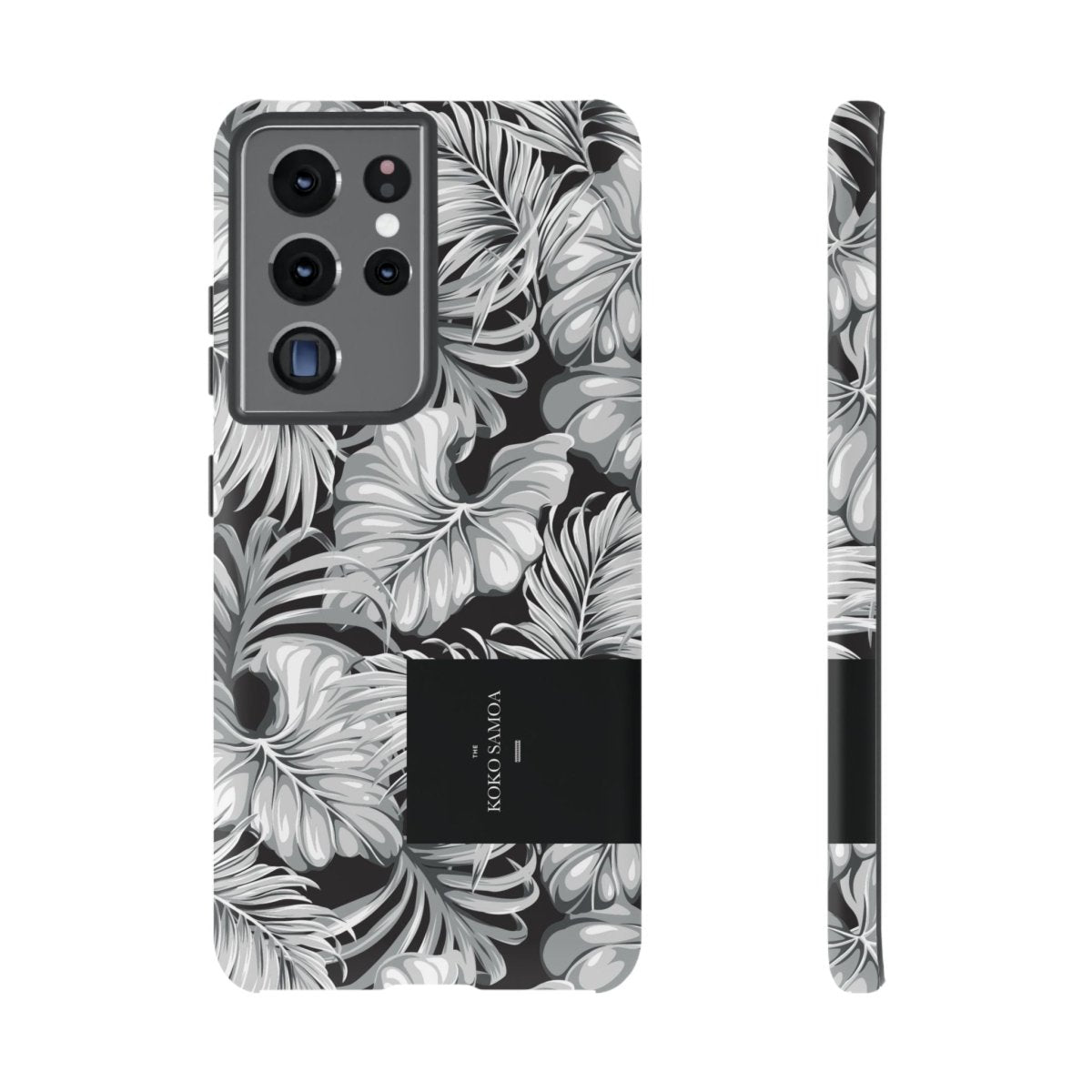 Samsung Galaxy S25 tough phone case by WOYC in Falealili Shades with glossy finish, designed for durability and style.