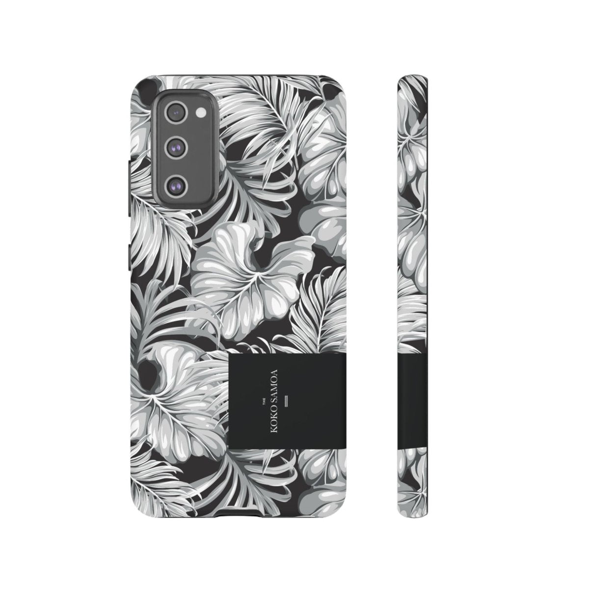 Samsung Galaxy S25 tough phone case by WOYC in Falealili Shades with glossy finish, designed for durability and style.