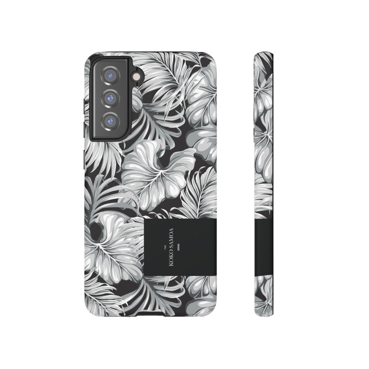 Samsung Galaxy S25 tough phone case by WOYC with Falealili Shades design, glossy finish, durable protection for AU, NZ, and USA.