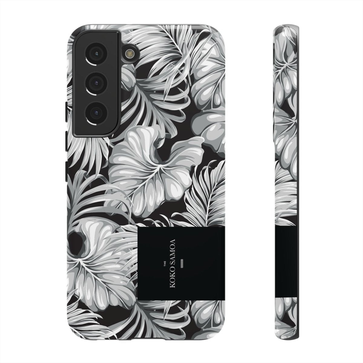 Samsung Galaxy S25 tough phone case by WOYC in Falealili Shades with glossy finish, designed for durability and style.