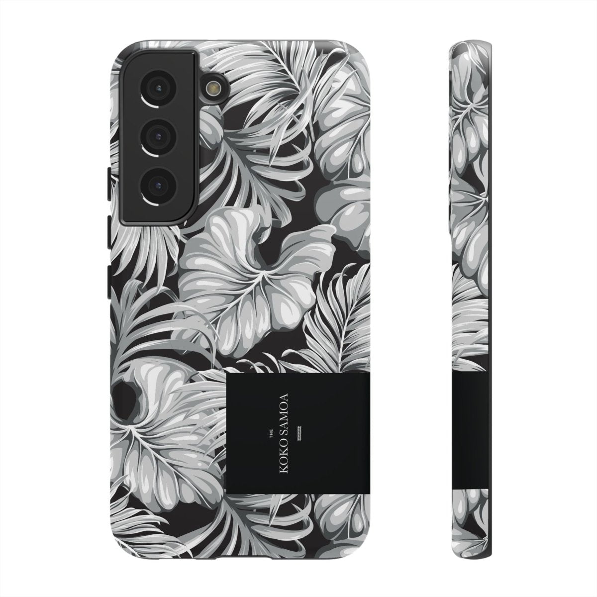 Samsung Galaxy S25 tough phone case by WOYC in Falealili Shades with glossy finish, designed for durability and style.
