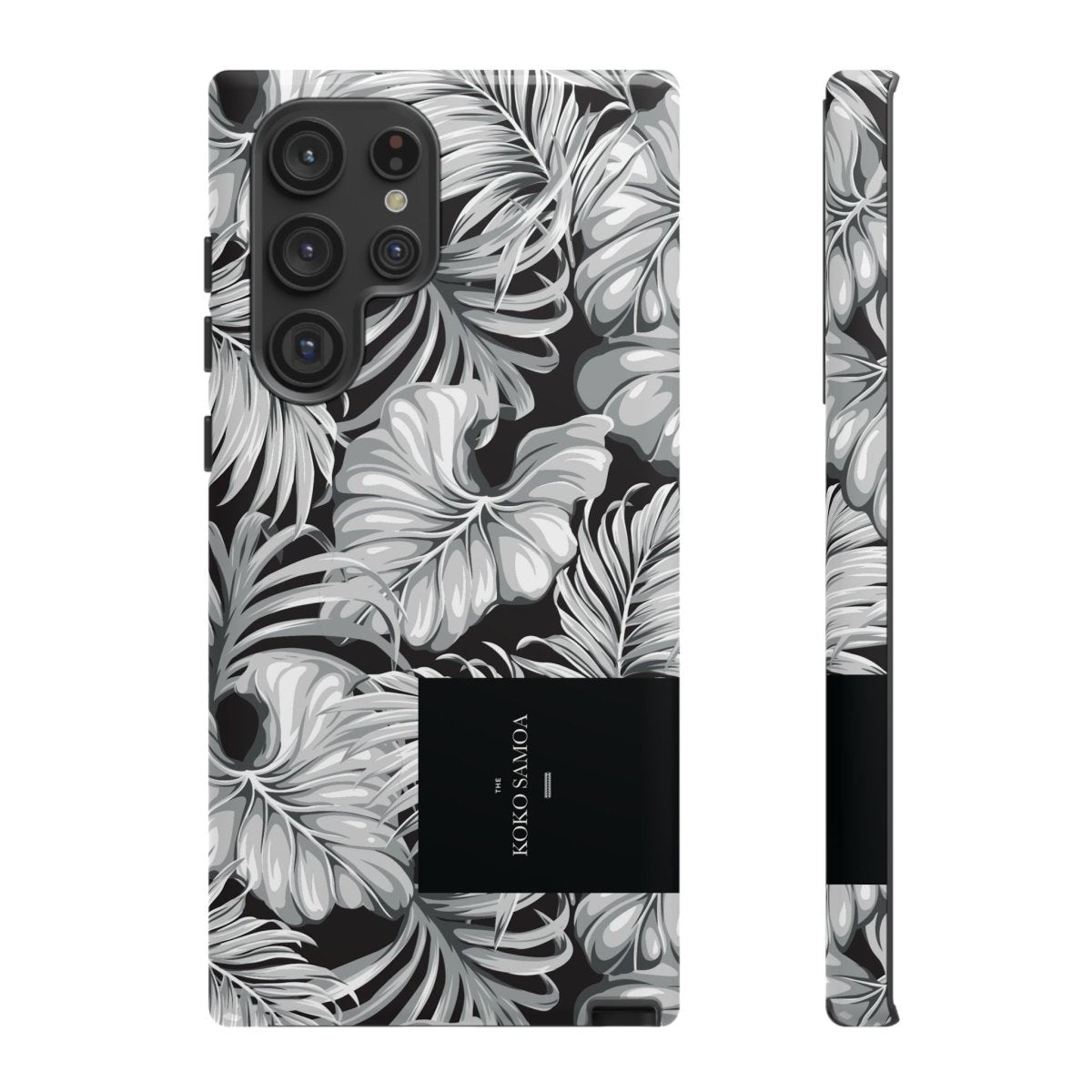 Samsung Galaxy S25 tough phone case by WOYC in Falealili Shades with glossy finish, designed for durability and style.