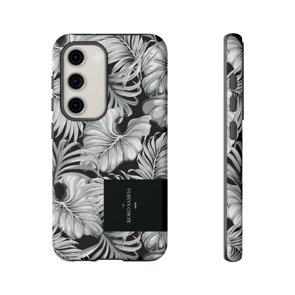 Samsung Galaxy S25 tough phone case by WOYC in Falealili Shades with a glossy finish, designed for durability and style.