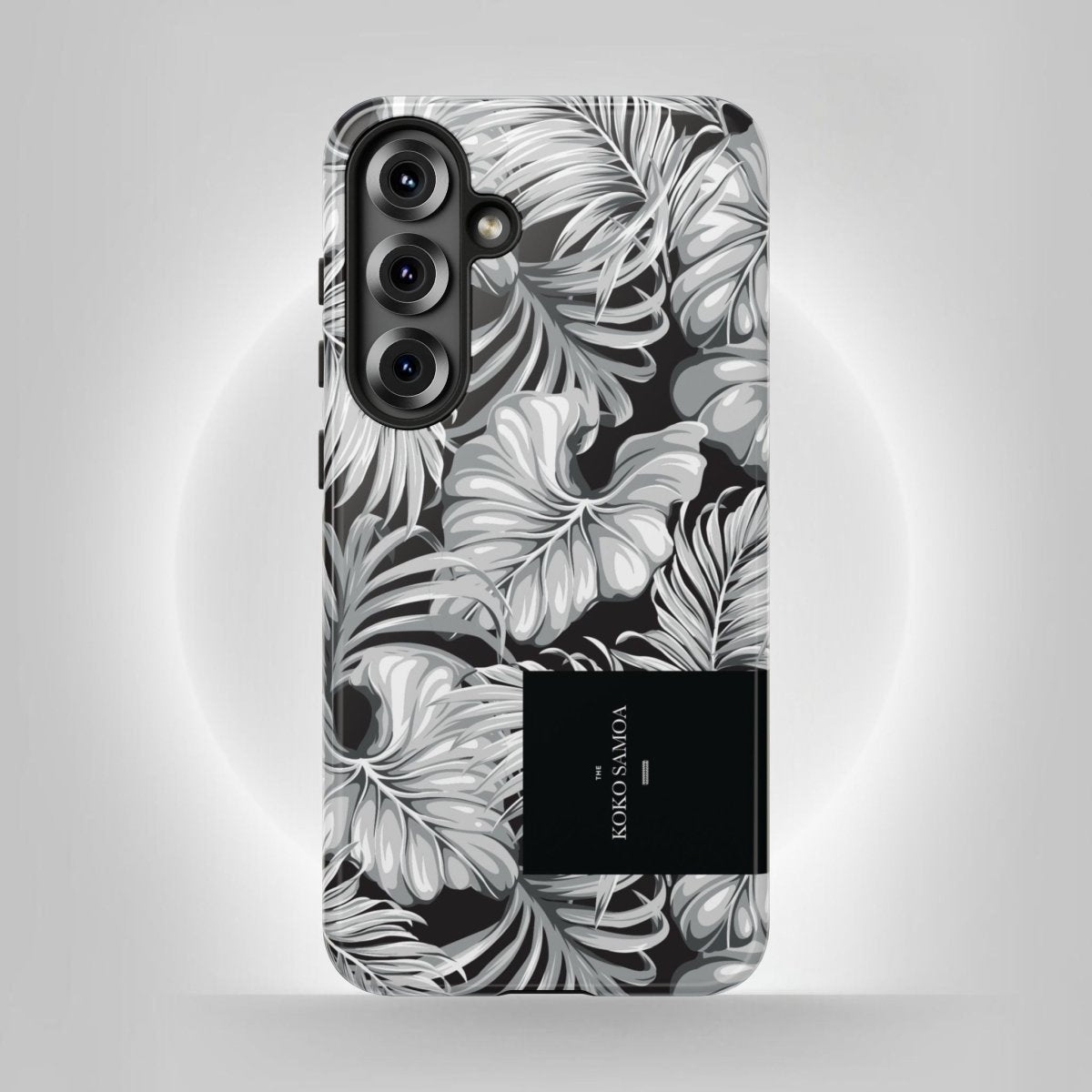Samsung Galaxy S25 tough phone case by WOYC with Falealili Shades design, glossy finish, protective and durable for AU, NZ, and USA.
