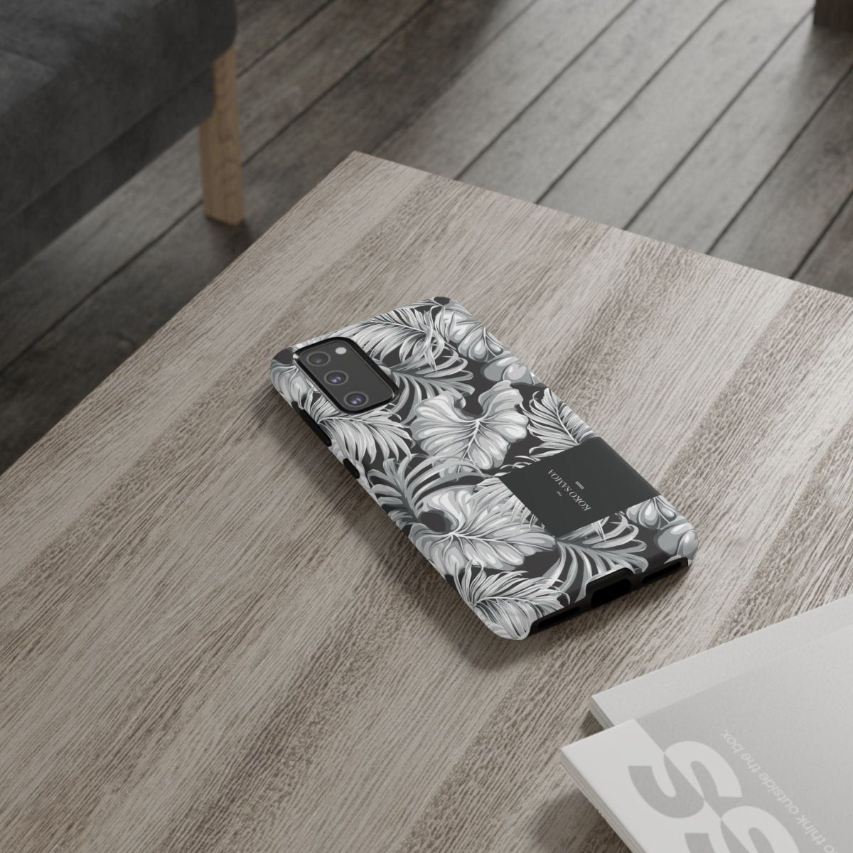 Samsung Galaxy S25 tough phone case by WOYC with Falealili Shades design, glossy finish, durable protective cover.