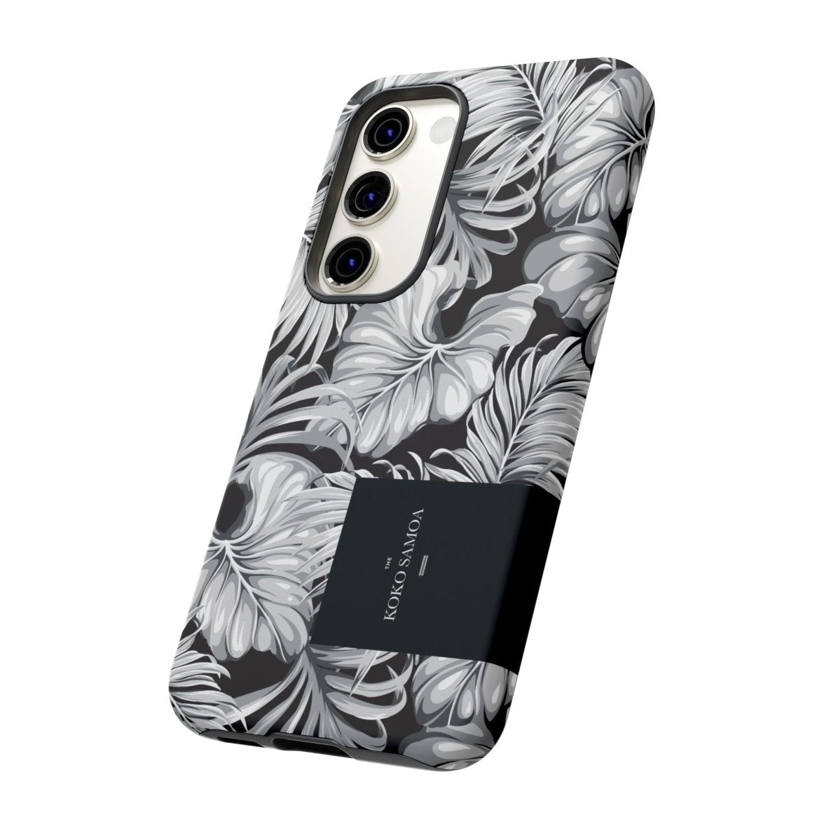 Samsung Galaxy S25 tough phone case by WOYC in Falealili Shades with glossy finish, designed for durability and style.