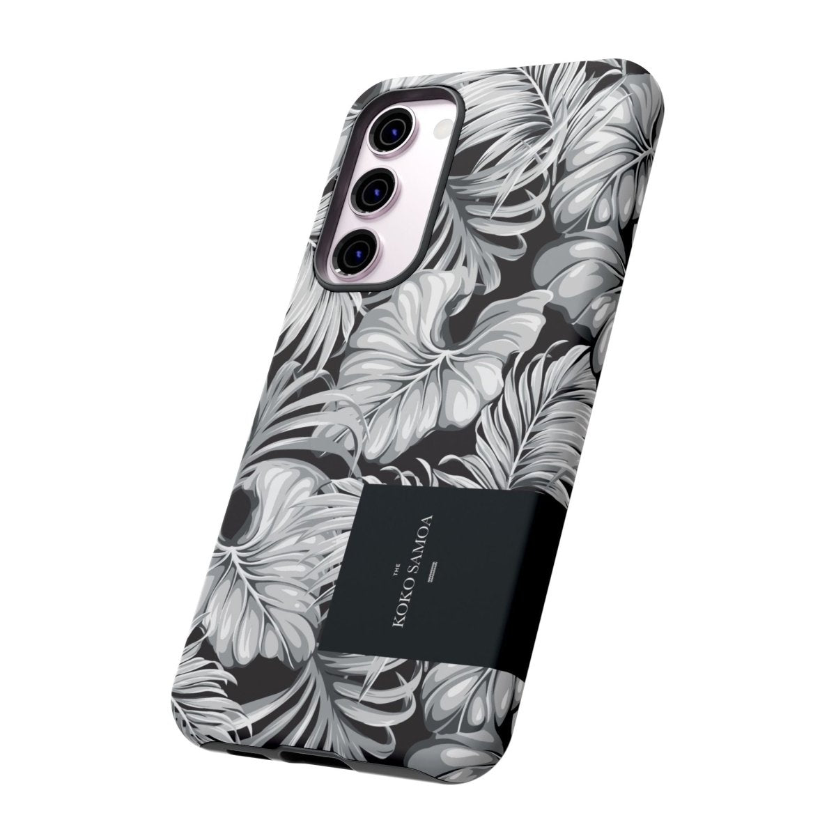Samsung Galaxy S25 tough phone case by WOYC in Falealili Shades with glossy finish, designed for durability and style.