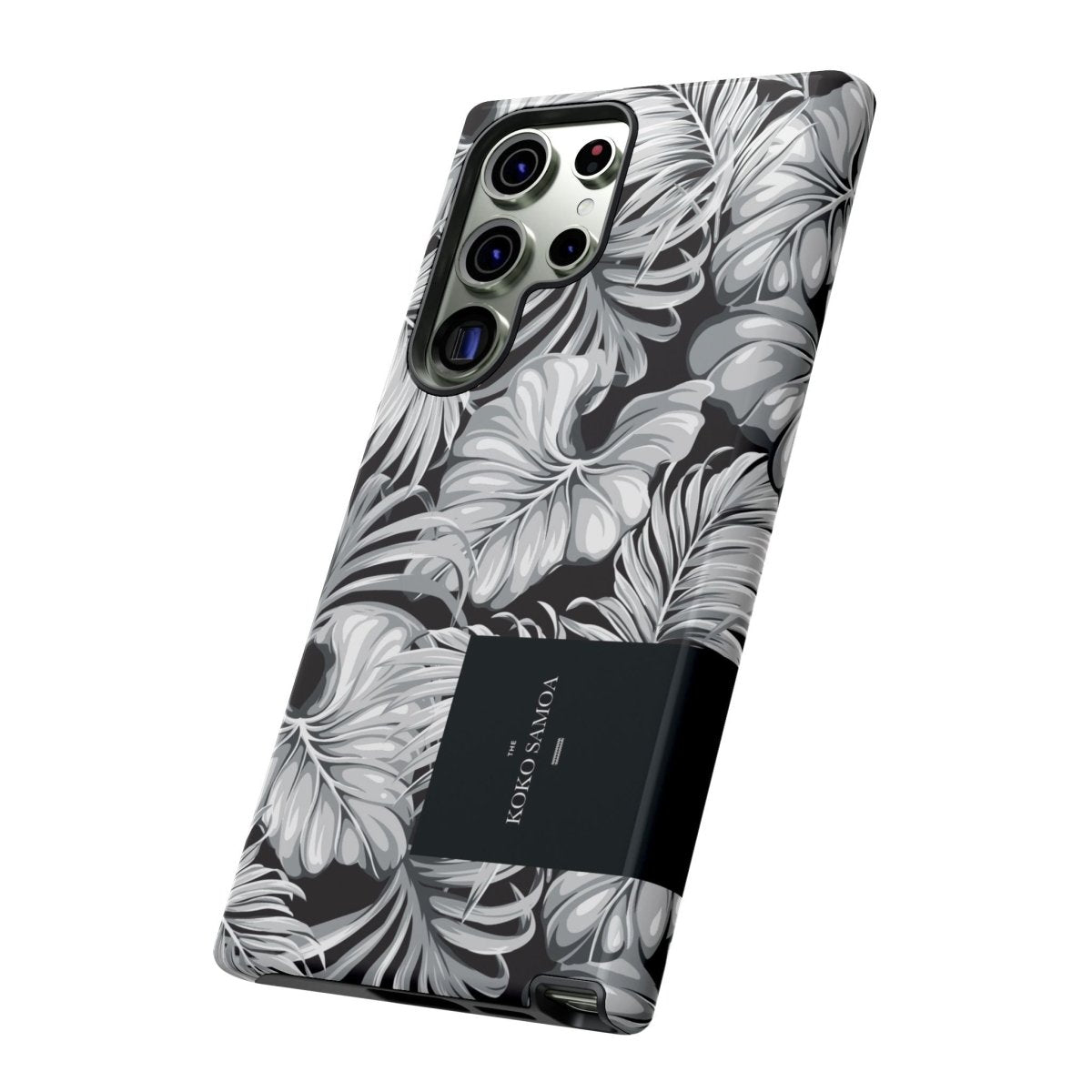 Samsung Galaxy S25 tough phone case by WOYC in Falealili Shades, featuring a glossy, durable design for enhanced protection.