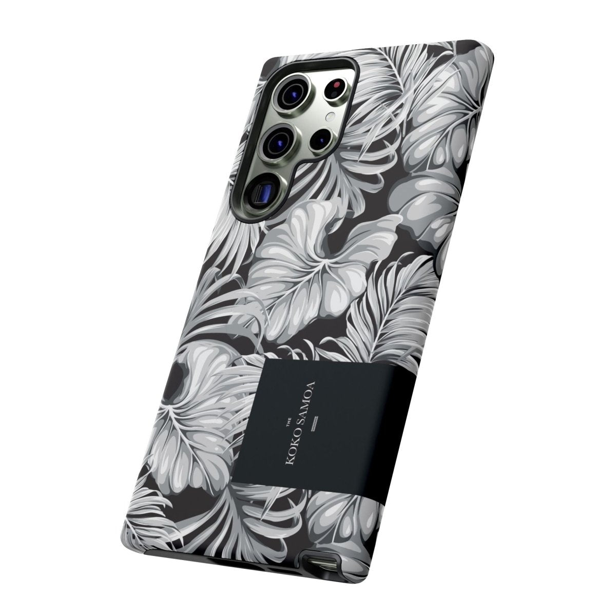 Samsung Galaxy S25 tough phone case by WOYC in Falealili Shades with glossy finish, designed for durability and style.