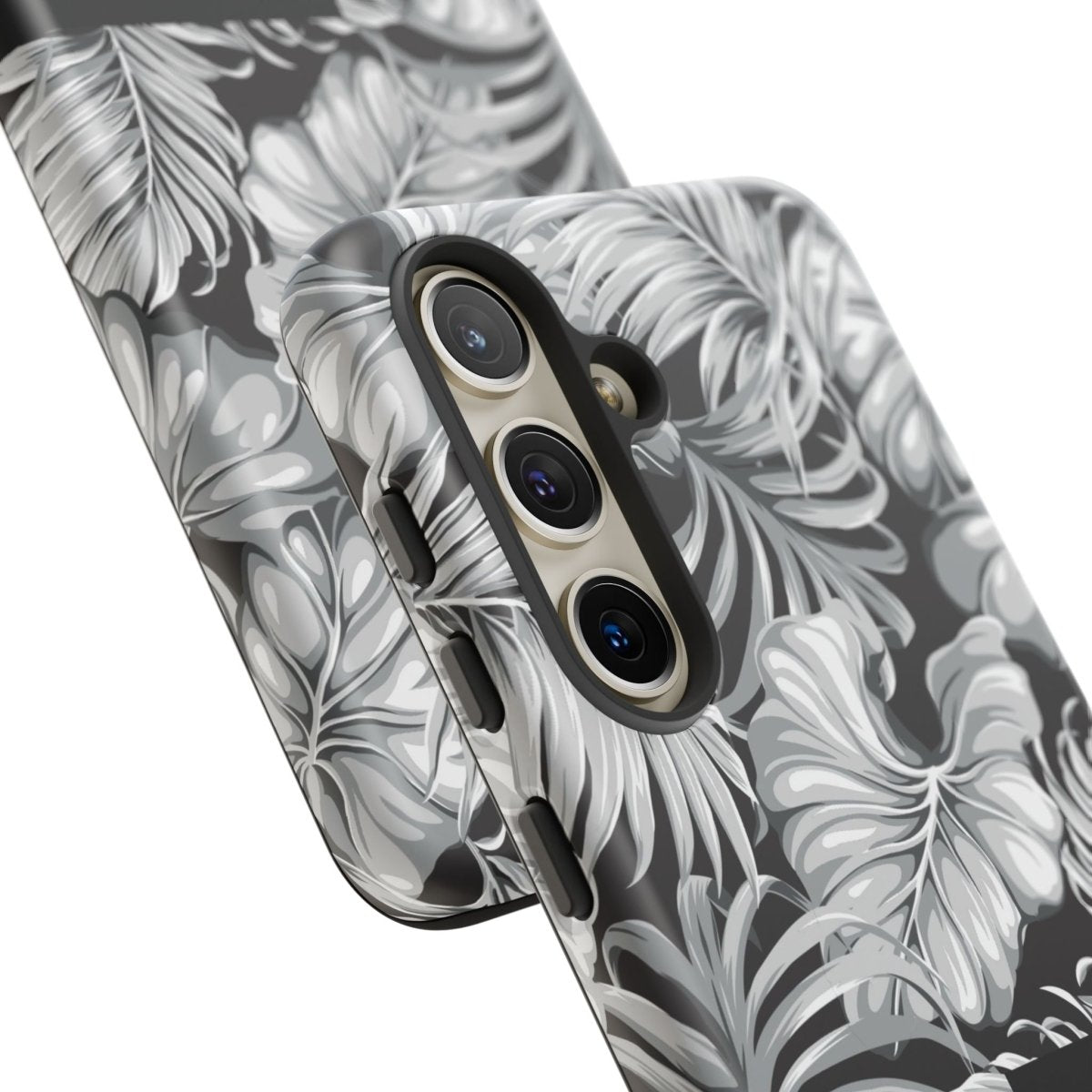 Samsung Galaxy S25 tough phone case by WOYC in Falealili Shades with glossy finish, designed for durable protection.