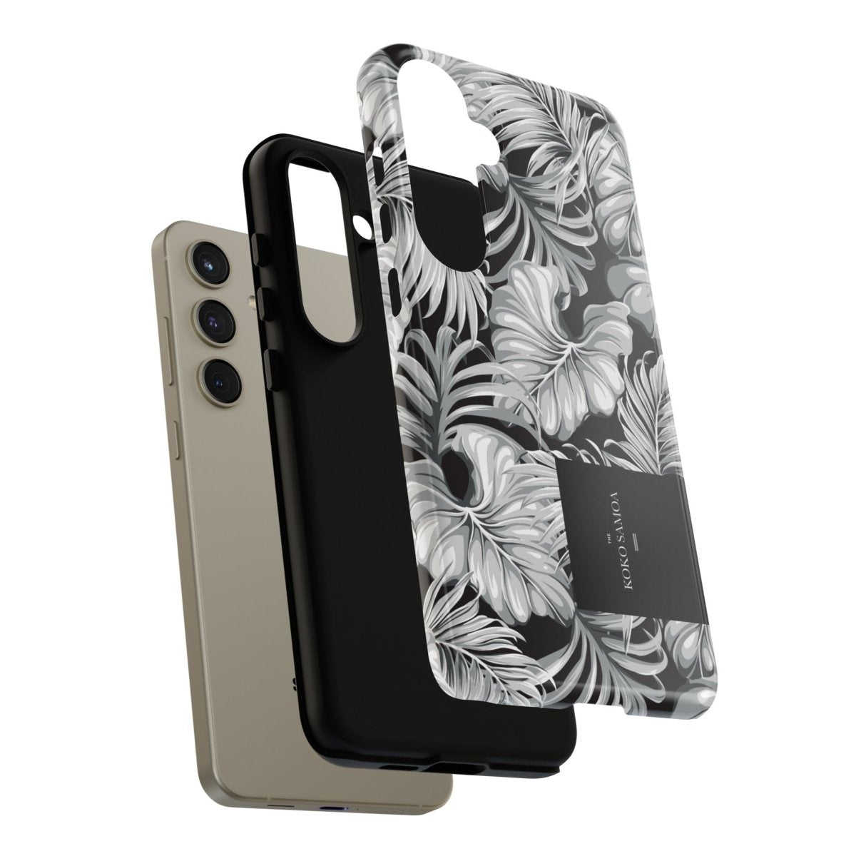 Samsung Galaxy S25 tough phone case by WOYC in Falealili Shades, glossy finish, durable design for AU, NZ, and USA.