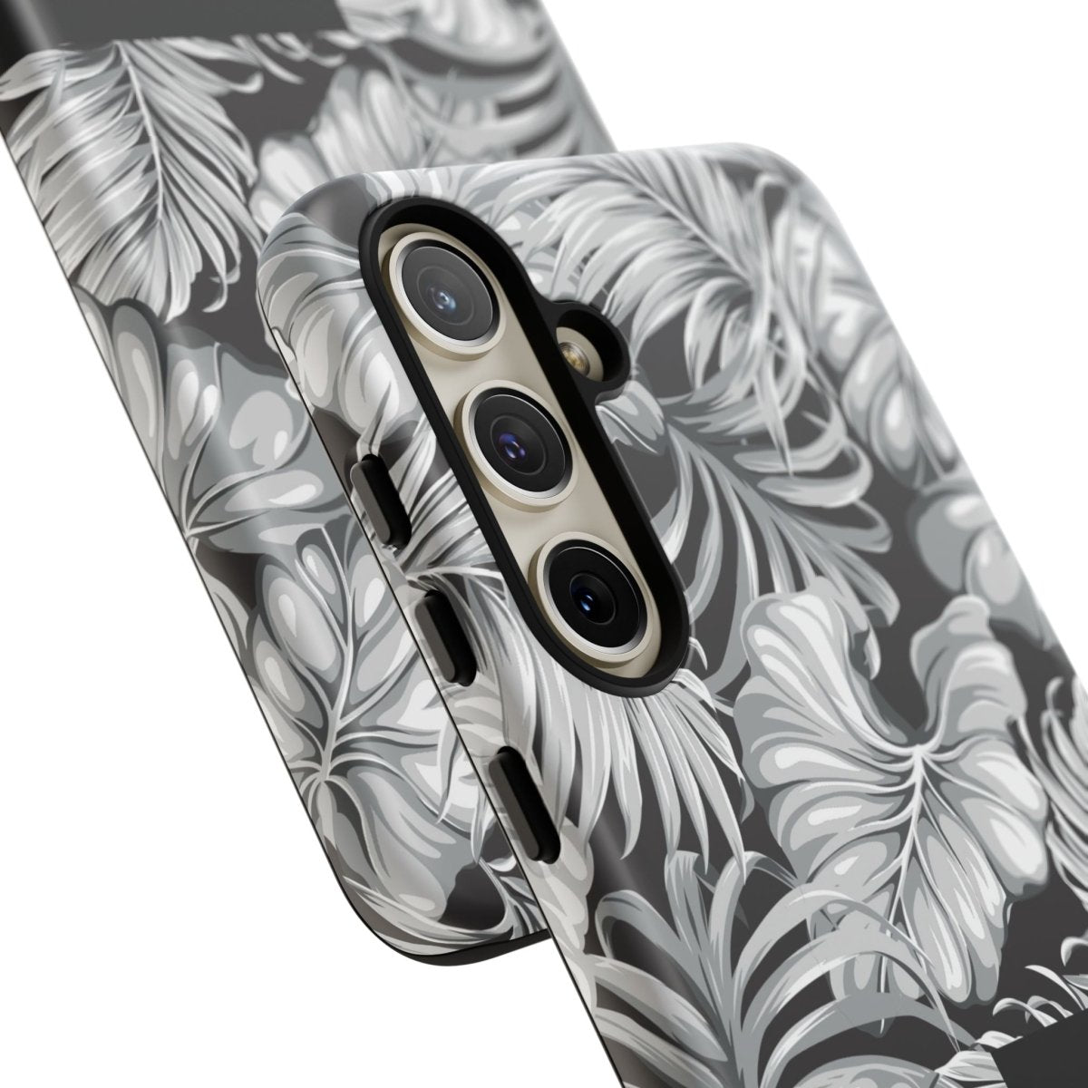 Samsung Galaxy S25 tough phone case by WOYC with Falealili Shades design, glossy finish, durable protection for AU, NZ, and USA.