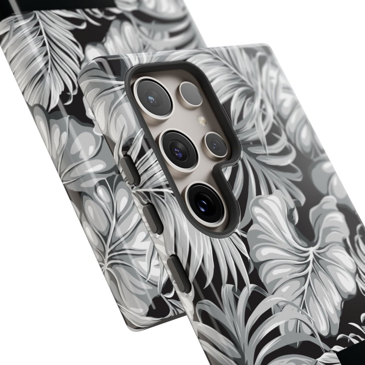 Samsung Galaxy S25 tough phone case by WOYC in Falealili Shades with glossy finish, designed for durability and style.