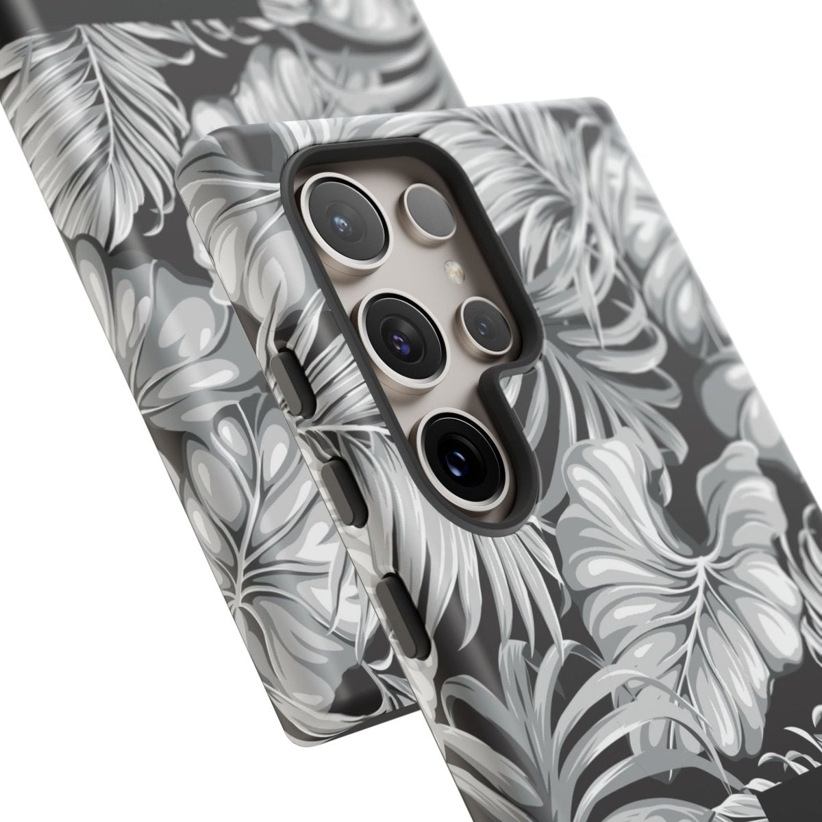 Samsung Galaxy S25 tough phone case by WOYC in Falealili Shades with glossy finish, designed for durability and style.