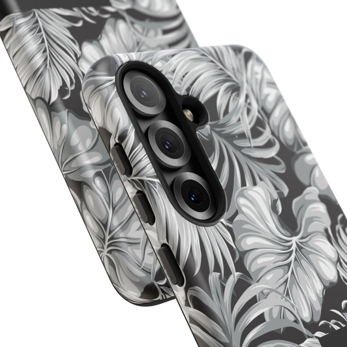 Samsung Galaxy S25 tough phone case by WOYC in Falealili Shades with glossy finish, designed for durability and style.