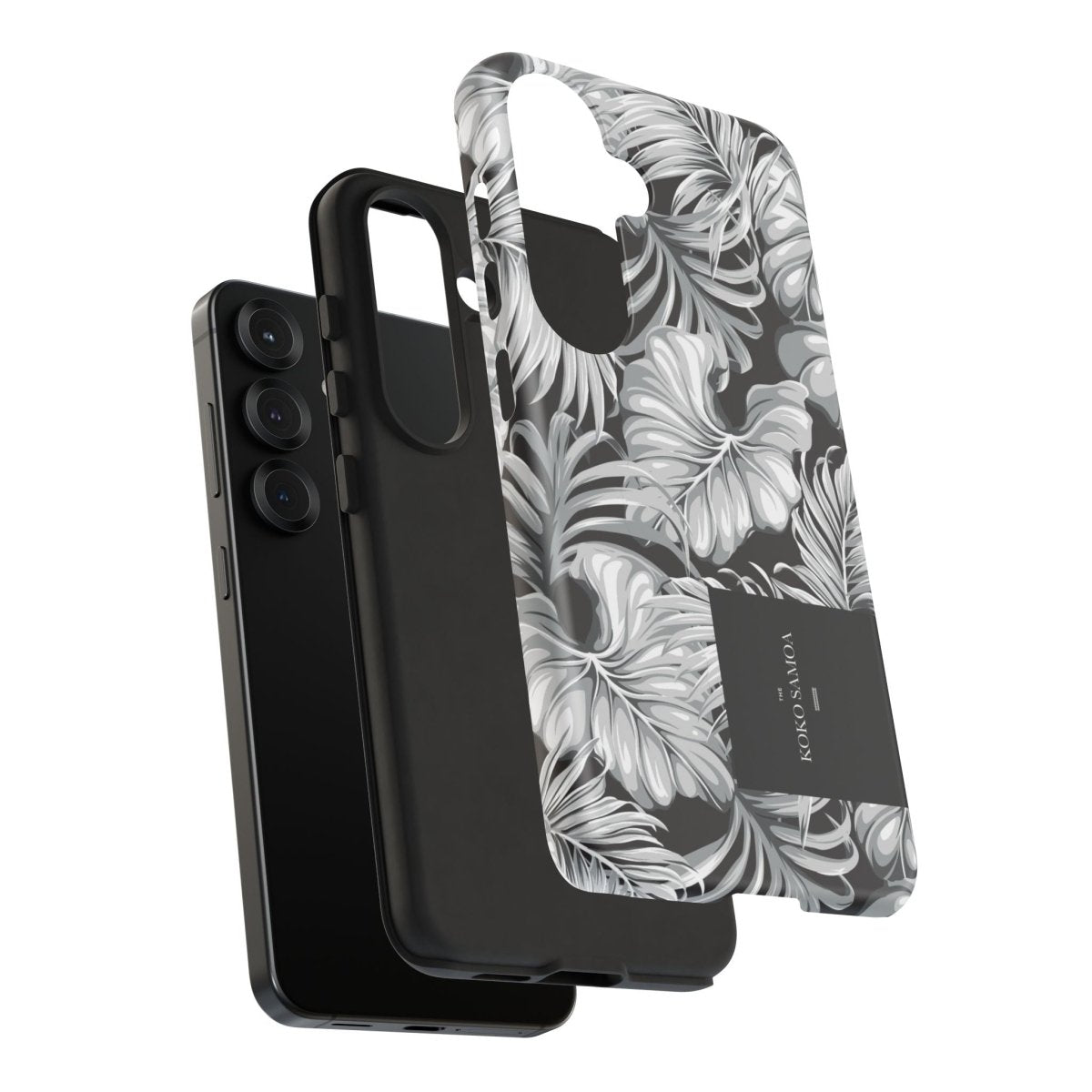 Samsung Galaxy S25 tough phone case by WOYC with Falealili Shades design, glossy finish, provides durable protection.