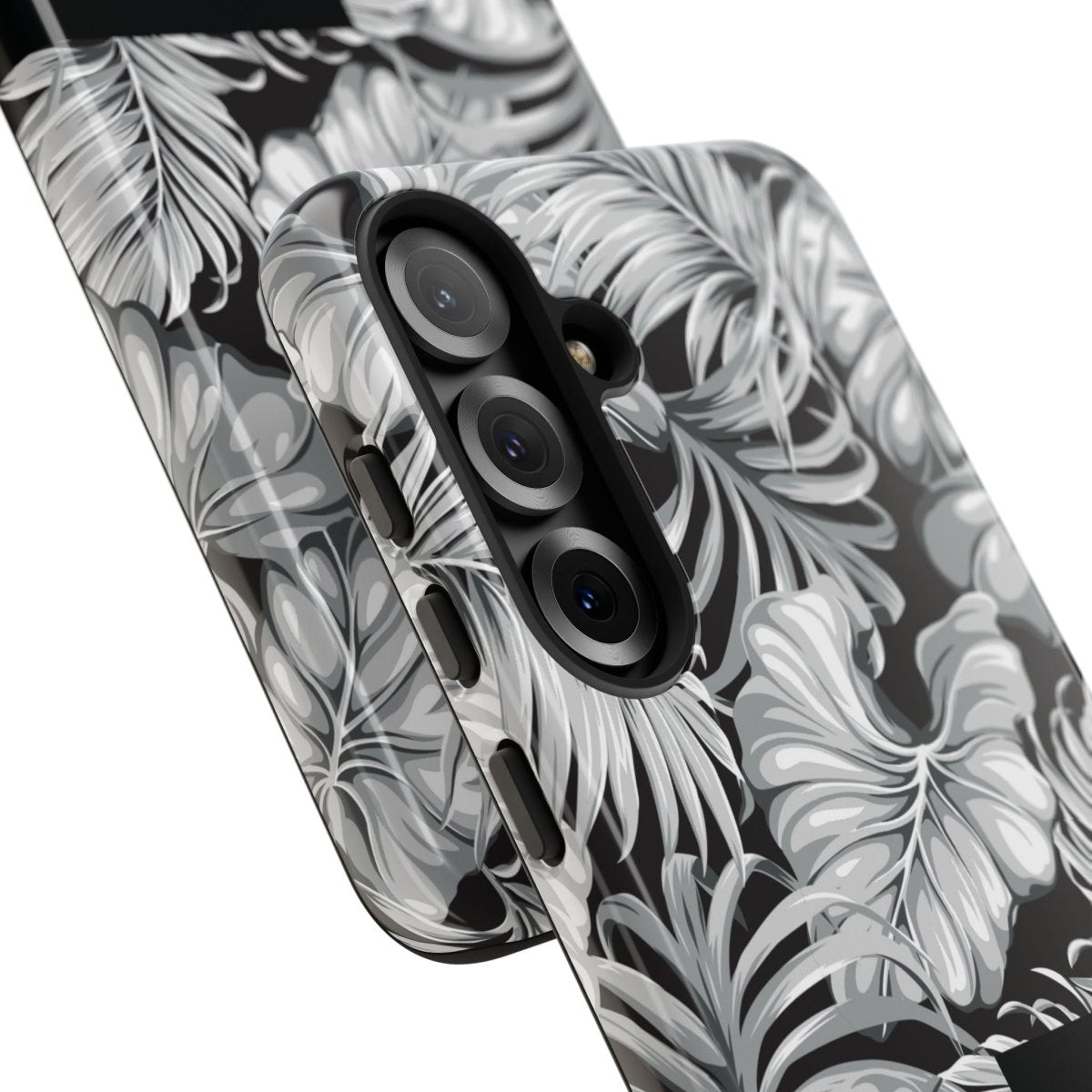 Samsung Galaxy S25 tough phone case by WOYC in Falealili Shades with a glossy finish, designed for durability and style.