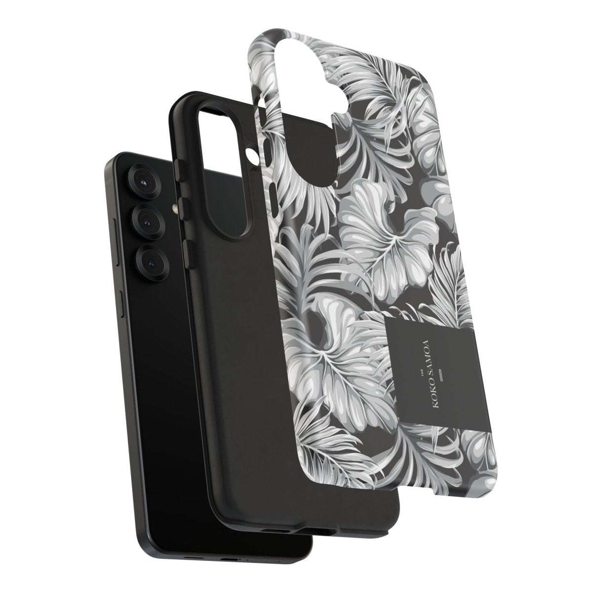 Samsung Galaxy S25 tough phone case by WOYC with Falealili Shades design, glossy finish, rugged protection for AU, NZ, and USA markets.