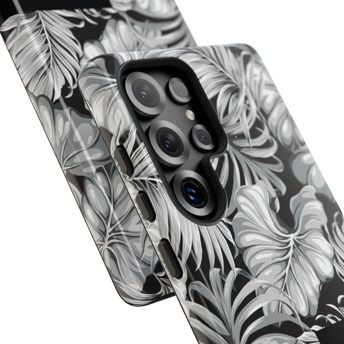 Samsung Galaxy S25 tough phone case by WOYC in Falealili Shades with glossy finish, designed for durability and style.