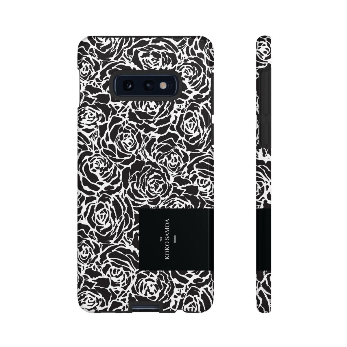 Samsung Galaxy S25 tough phone case by WOYC with Faleasiu Nights design, glossy finish, durable protection, and vibrant artwork.
