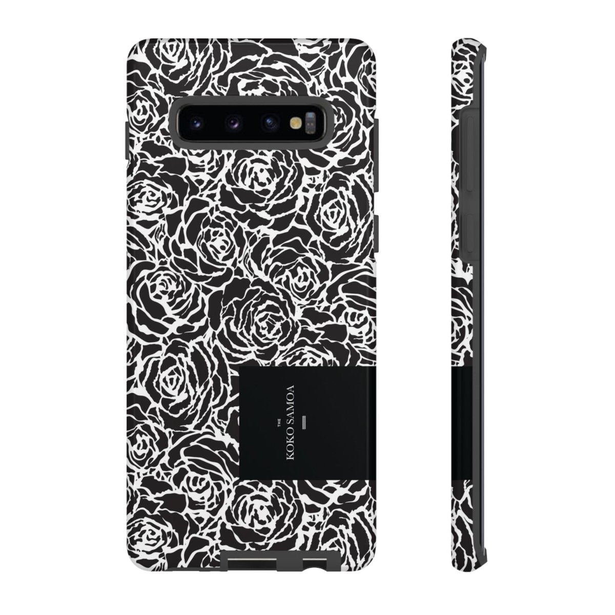 Samsung Galaxy S25 tough phone case by WOYC with glossy Faleasiu Nights design, rugged protective cover for AU, NZ, and USA markets.