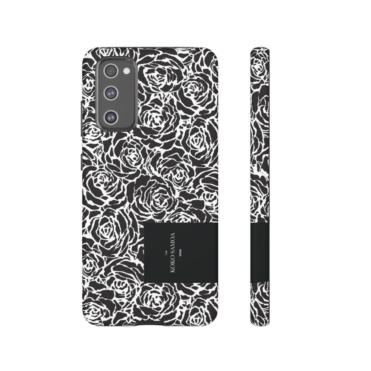 Samsung Galaxy S25 tough phone case by WOYC with glossy Faleasiu Nights design, rugged protective cover for AU, NZ, and USA markets.