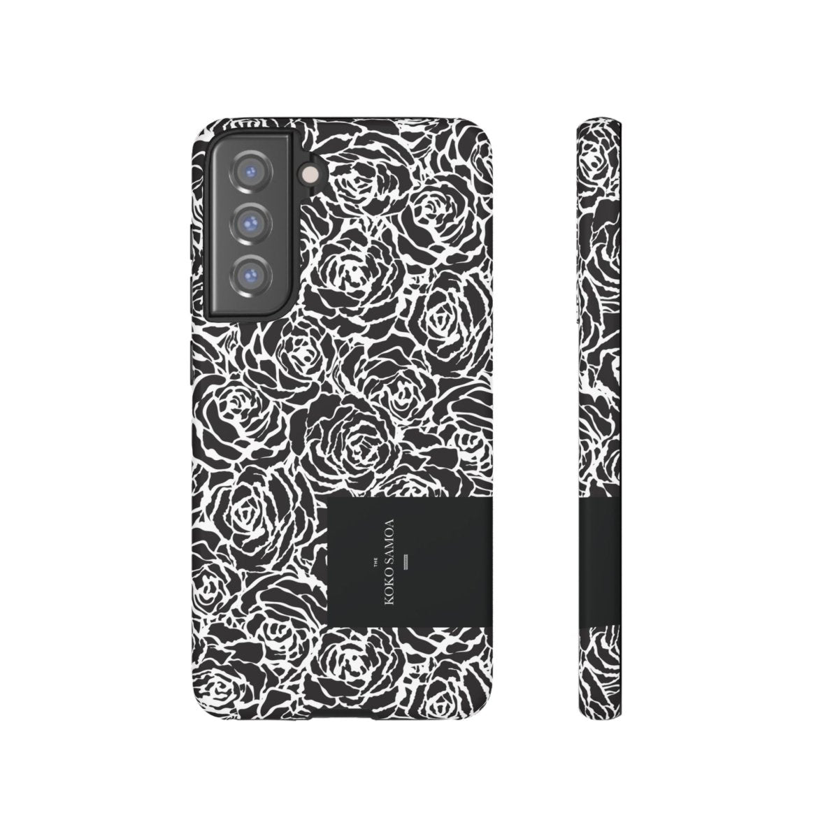 Samsung Galaxy S25 tough phone case by WOYC with Faleasiu Nights design, glossy finish, durable protection for AU, NZ, and USA models.