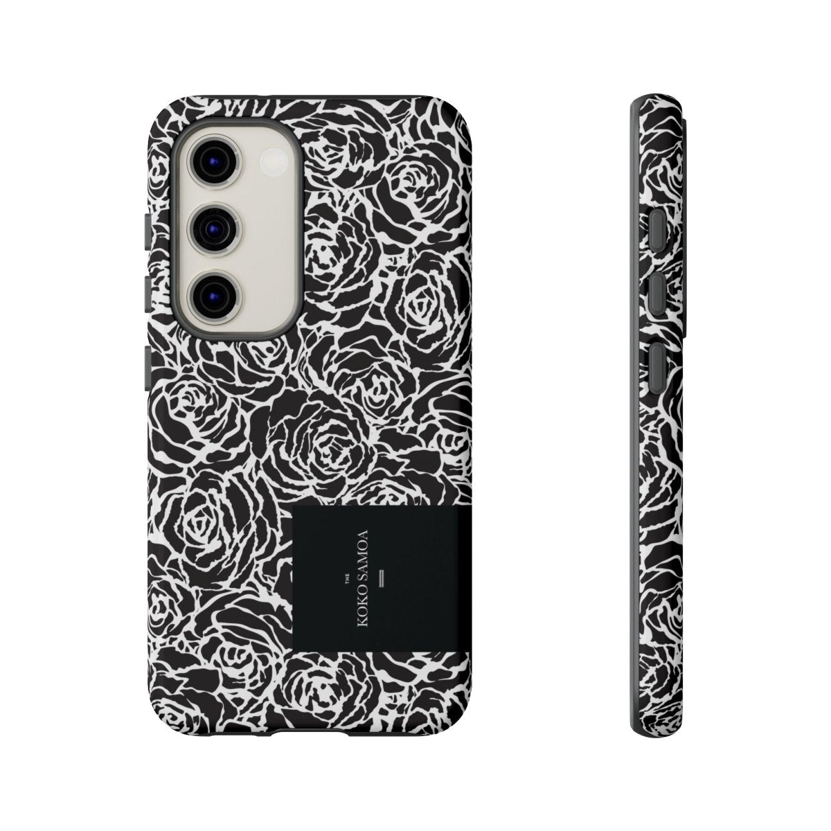 Samsung Galaxy S25 tough phone case by WOYC with Faleasiu Nights design, glossy finish, durable protective cover.