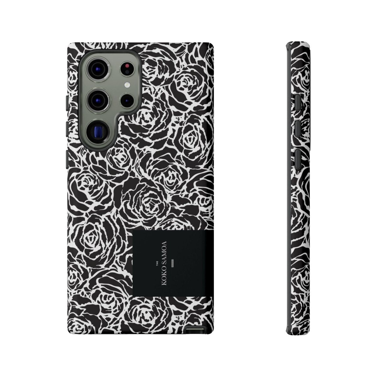 Samsung Galaxy S25 tough phone case by WOYC with glossy Faleasiu Nights design, durable protective cover for AU, NZ, and USA.