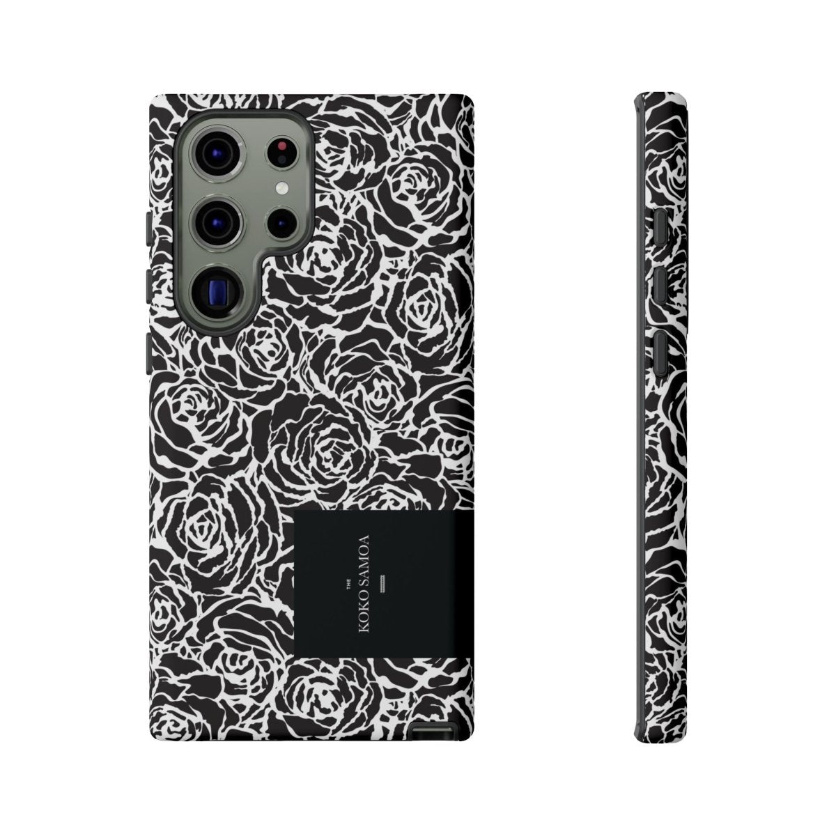 Samsung Galaxy S25 tough phone case by WOYC featuring Faleasiu Nights design with a glossy finish for durable protection.