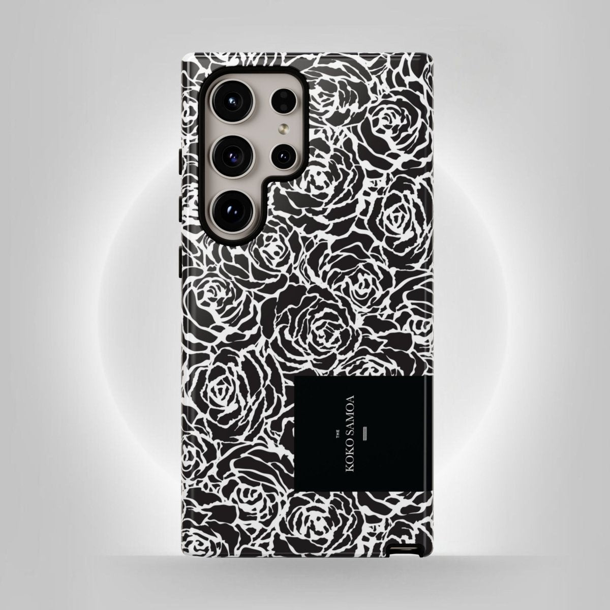 Samsung Galaxy S25 tough phone case by WOYC with Faleasiu Nights design, glossy finish, protective and durable for AU, NZ, and USA.