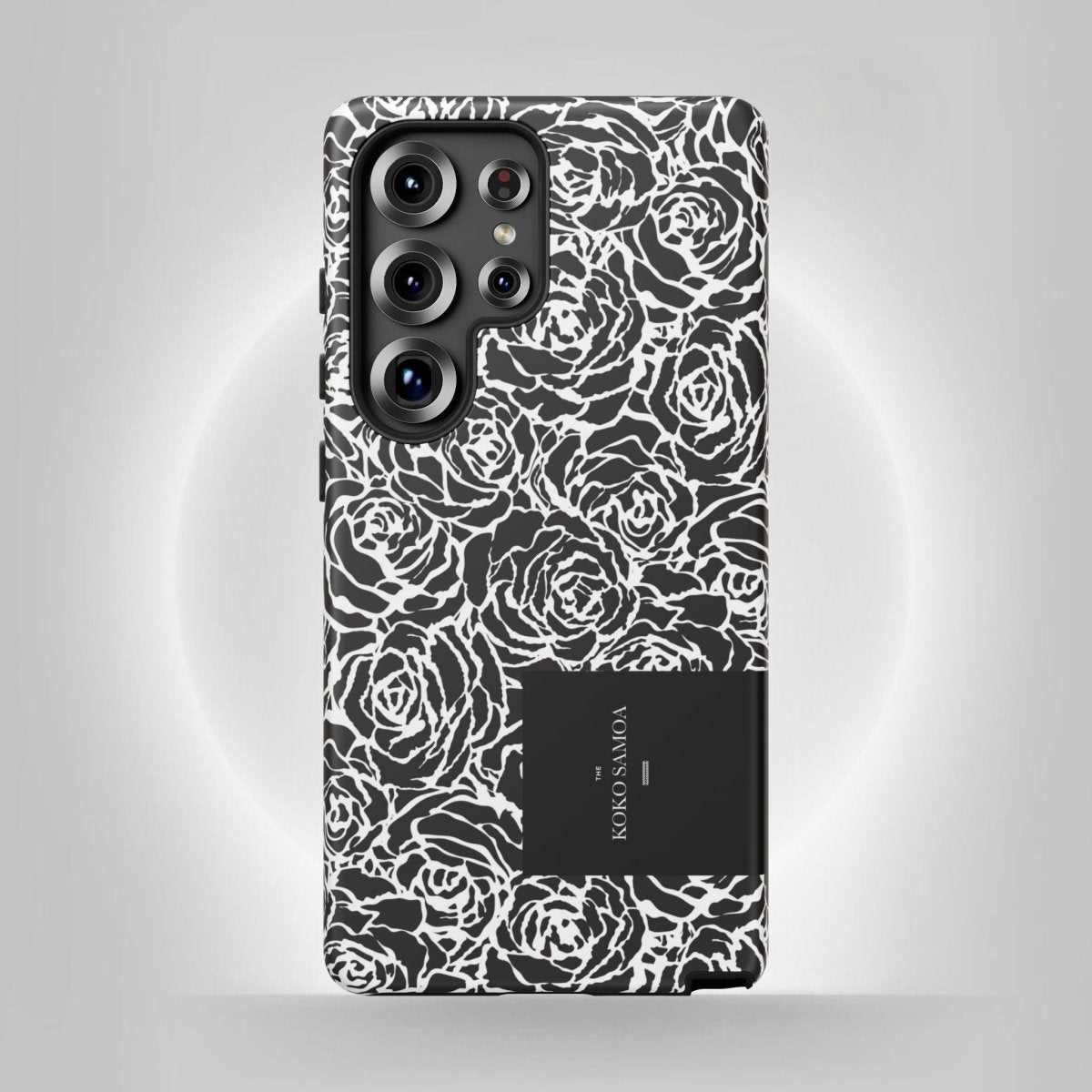 Samsung Galaxy S25 tough phone case by WOYC, glossy Faleasiu Nights design, durable protective cover for AU/NZ/USA markets.