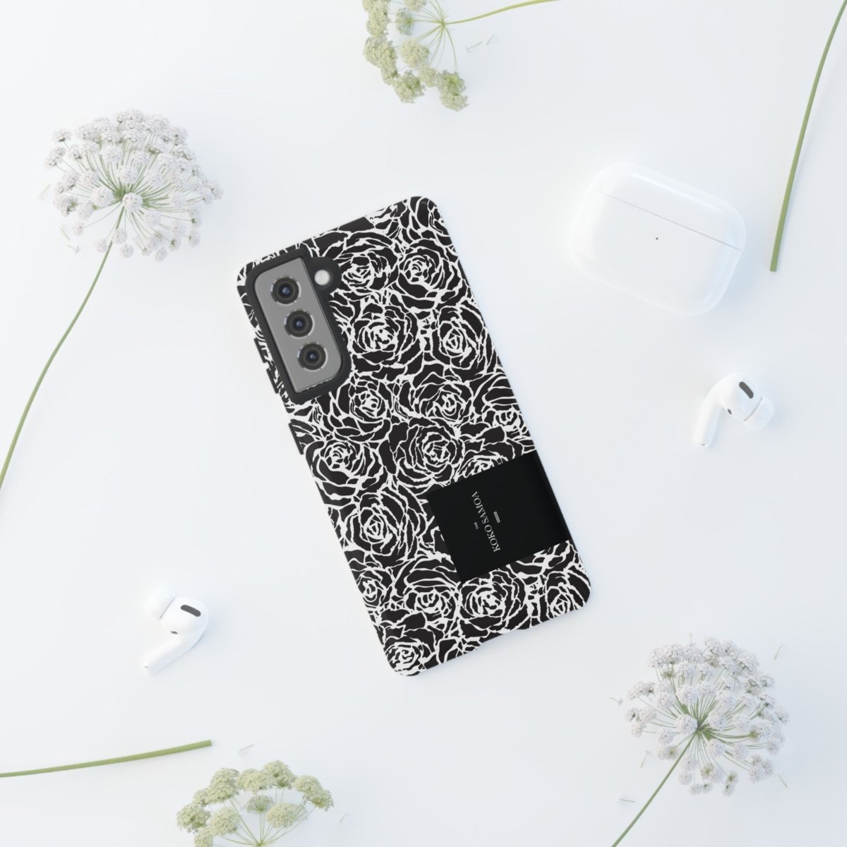 Samsung Galaxy S25 tough phone case by WOYC with Faleasiu Nights design, glossy finish, durable protection for AU, NZ, and USA.