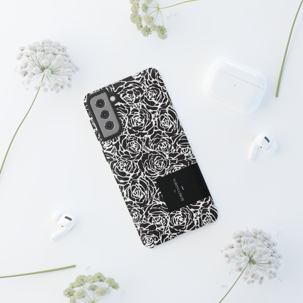 Samsung Galaxy S25 tough phone case by WOYC featuring Faleasiu Nights design, glossy finish, durable protection for AU/NZ/USA.