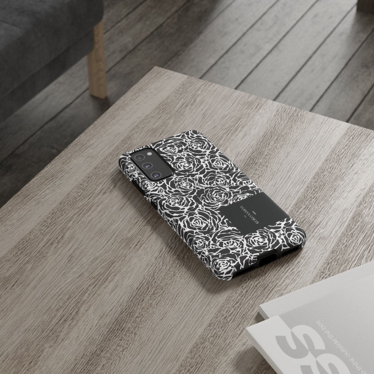 Samsung Galaxy S25 tough phone case by WOYC featuring Faleasiu Nights design, glossy finish, durable protective cover.