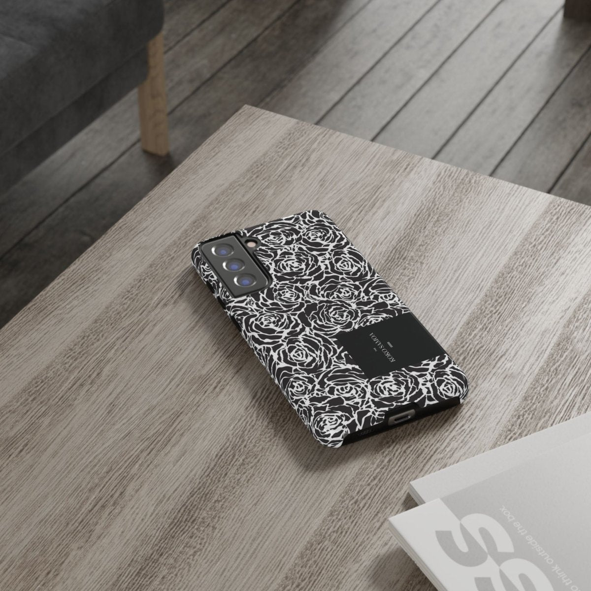 Samsung Galaxy S25 tough phone case by WOYC with glossy Faleasiu Nights design, durable protective cover for AU, NZ, and USA.