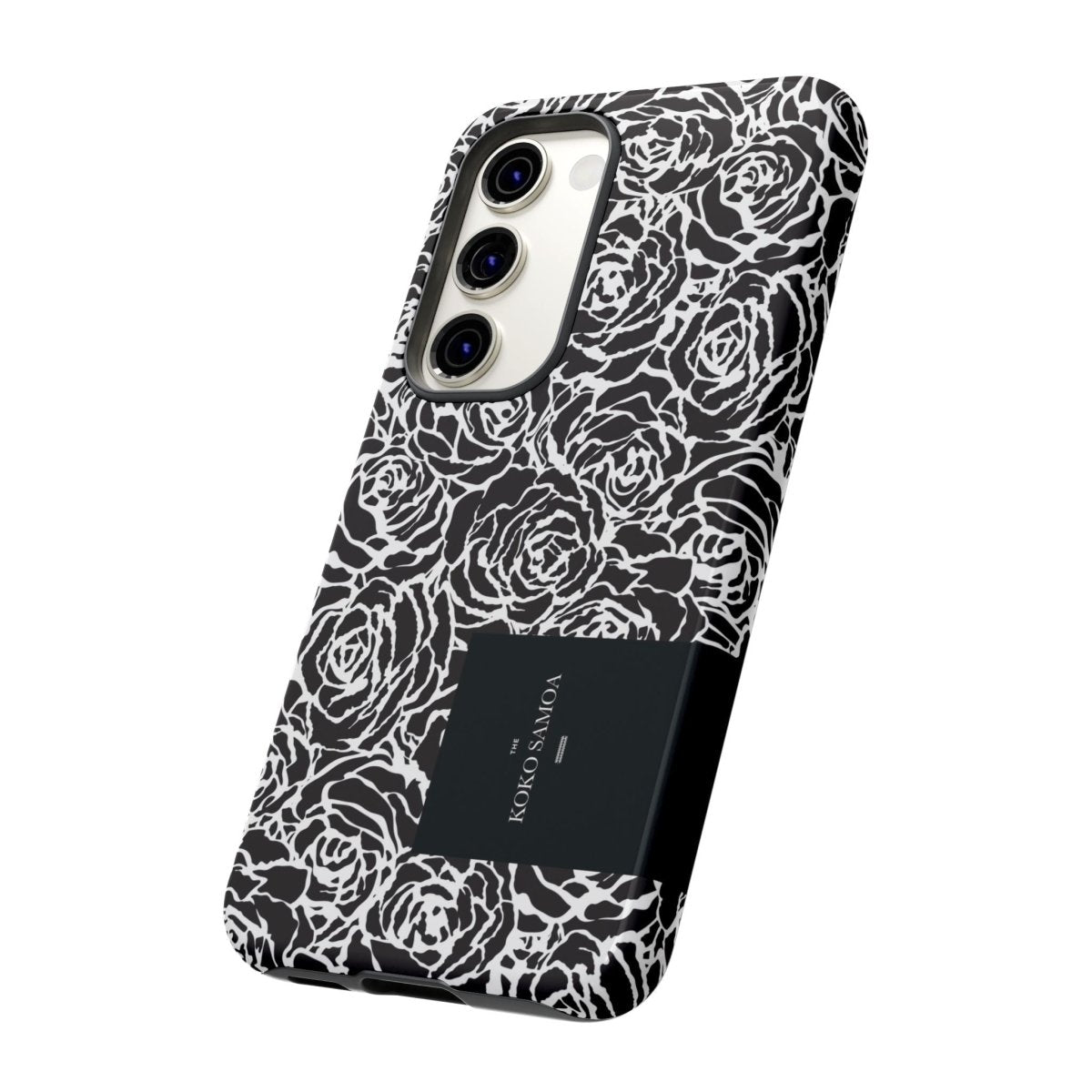 Samsung Galaxy S25 tough phone case by WOYC with Faleasiu Nights design, glossy finish, durable protective cover.
