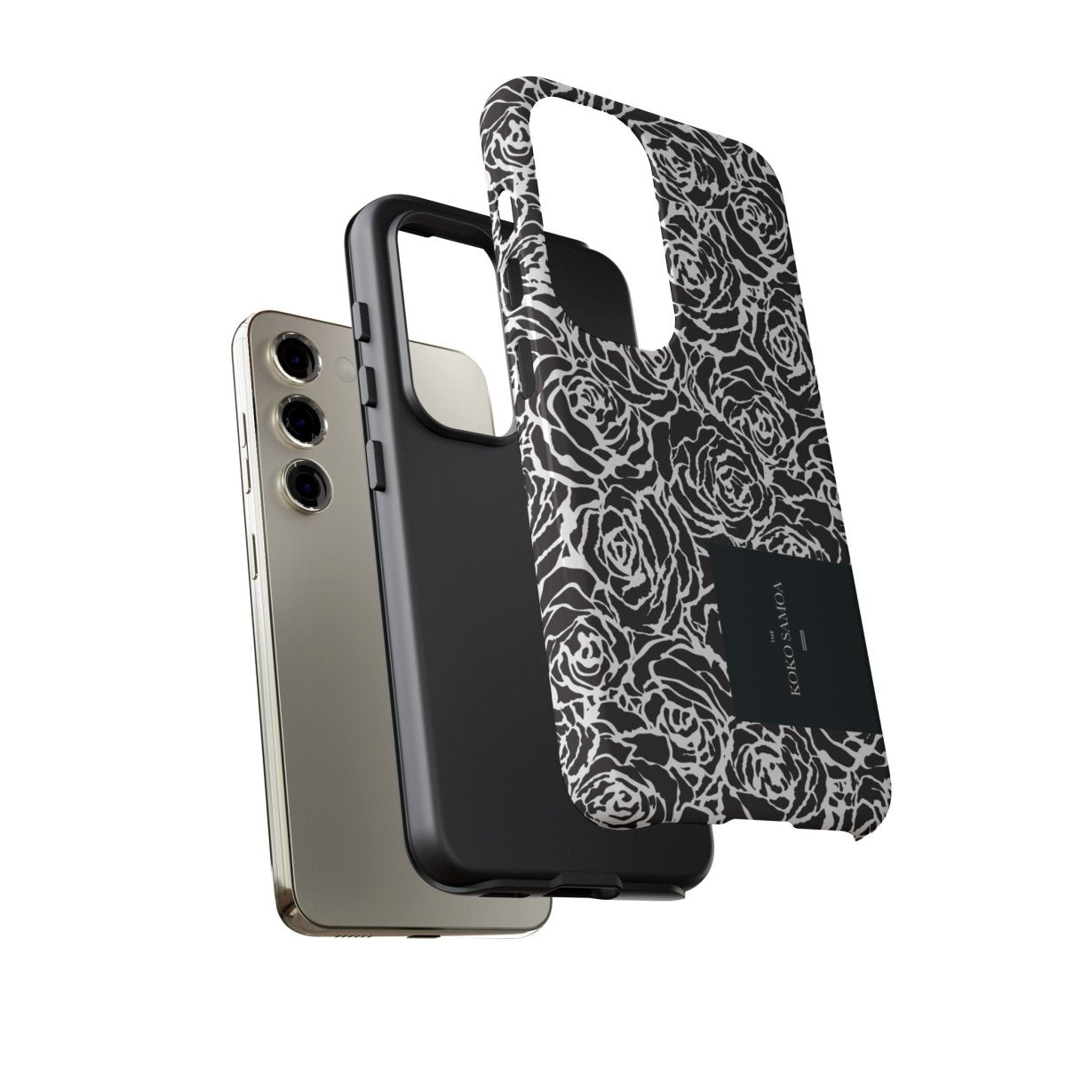 Samsung Galaxy S25 tough phone case by WOYC featuring Faleasiu Nights design, glossy finish, durable protection for AU/NZ/USA.