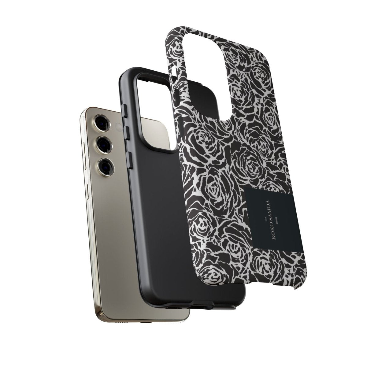 Samsung Galaxy S25 tough phone case by WOYC featuring Faleasiu Nights design, glossy finish, durable protective cover.