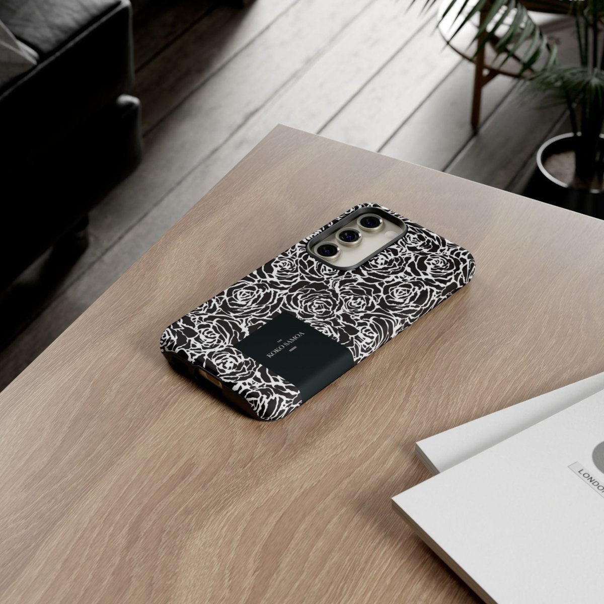 Samsung Galaxy S25 tough phone case by WOYC featuring Faleasiu Nights design, glossy finish, durable protection for AU/NZ/USA regions.